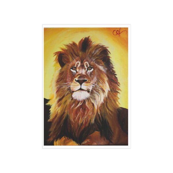 Lion of the Tribe of Judah Art Print — Original artwork by Abigail Lee